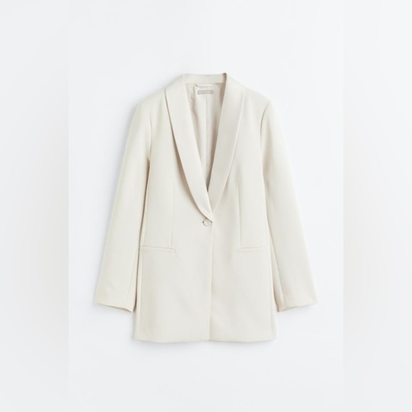 Shawl-collared Jacket Blazer Oversize - Picture 10 of 10